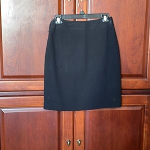 Alfani  black front flap skirt  side zipper